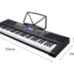 Electronic keyboard with illuminated keys 