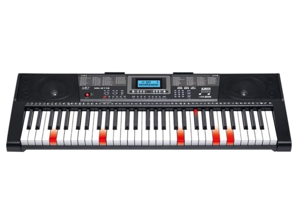 MK-2115 portable keyboard with 500 rhythms and 600 timbres