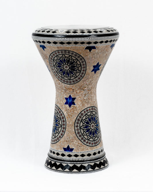 Gawharet El Fan Darbuka Model-3 Blue Trim